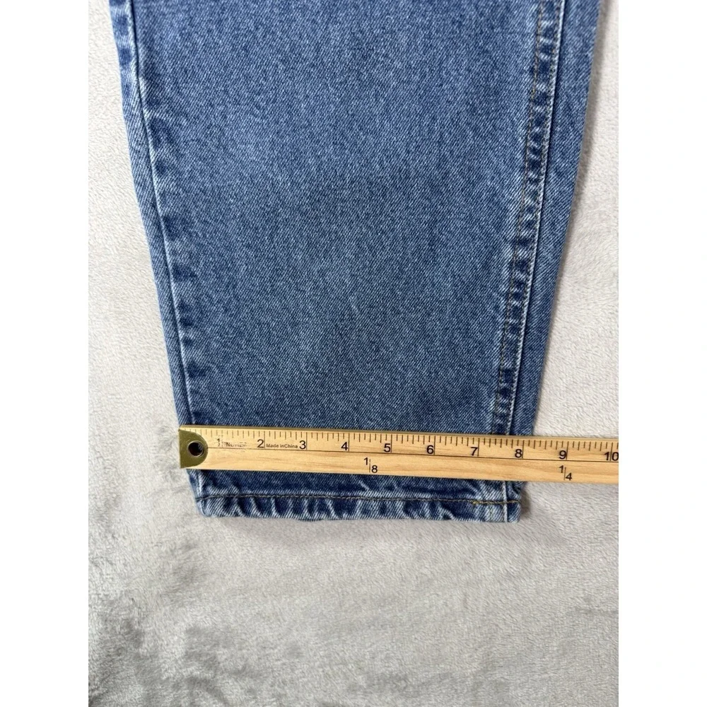 Carhartt Jeans Mens 38x32 Blue Denim Relaxed Fit Straight Leg B17 Vintage